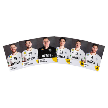 Herren Autogrammkartenset 26