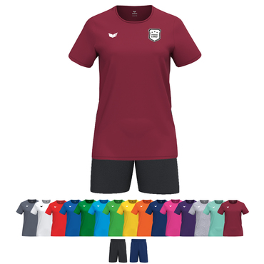 14er Set INTRO Shirt function + Short Damen inkl. Druck