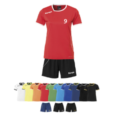 14ER SET CURVE TRIKOT + SHORT DAMEN INKL. DRUCK UND BALL-464049