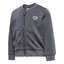 hmlMINI WOOL ZIP JACKET BEE darkgreymelange