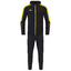 Trainingsanzug Polyester Power mit Kapuze schwarzcitro
