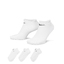 Lightweight Training No-Show Socks (3 Pairs) whiteblack