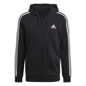 ESSENTIALS FRENCH TERRY 3-STREIFEN KAPUZENJACKE