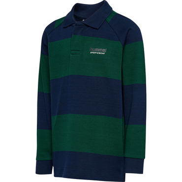 hmlJR LOOSE STRIPED POLO L/S