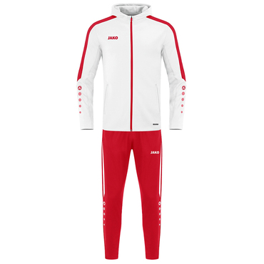 Trainingsanzug Polyester Power mit Kapuze