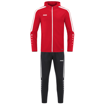 Trainingsanzug Polyester Power mit Kapuze