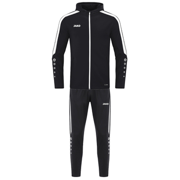 Trainingsanzug Polyester Power mit Kapuze