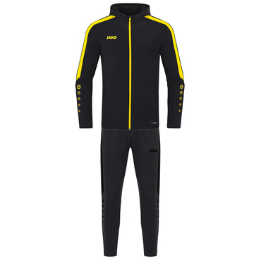 Trainingsanzug Polyester Power mit Kapuze