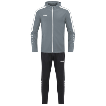 Trainingsanzug Polyester Power mit Kapuze