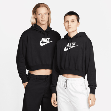Club Fleece Cropped Hoody Damen