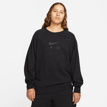 Nike Air French Terry Crew Sweatshirt Sweatshirt schwarz gunstig kaufen weplayhandball