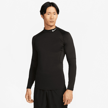 Pro Men's Dri-FIT Fitness Mock-Neck Long-Sleeve Top