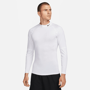 Pro Men's Dri-FIT Fitness Mock-Neck Long-Sleeve Top