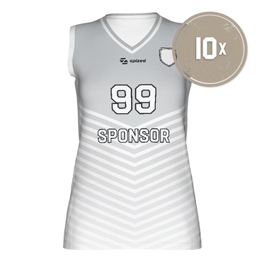 10er Set Basketballtrikot Swish Damen inkl. aller Druckkosten