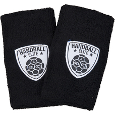 Paar schwarz Band Sportband Schweißbänder Handball Select Schweißband 